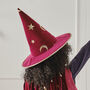 Burgundy Velvet Magician Hat, thumbnail 1 of 2