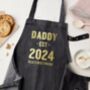 Personalised Denim Big Year Apron, thumbnail 2 of 5