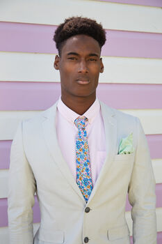Mens Mint Green Gingham Print Cotton Pocket Square, 9 of 12