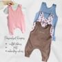 Personalised Jersey Baby Romper Suit, thumbnail 2 of 6