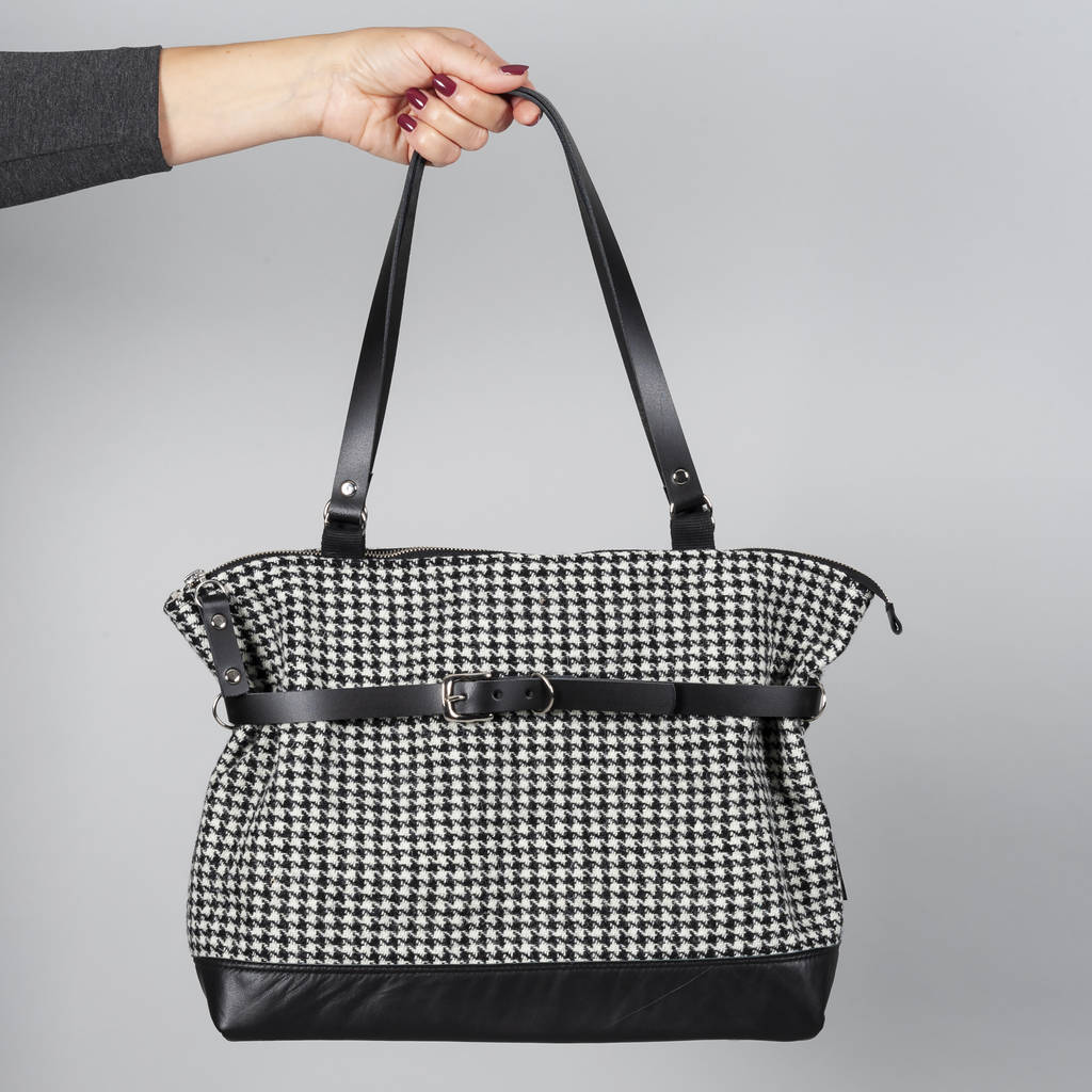 Hayworth Handbag Dogtooth By Catherine Aitken
