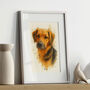 Personalised Pet Illustration Portrait Print, thumbnail 1 of 11