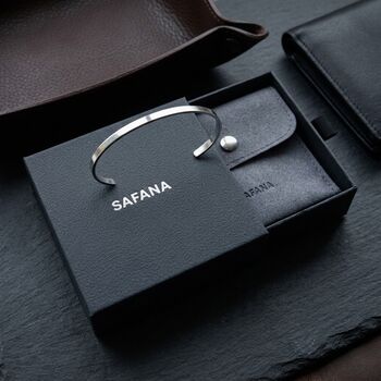 Open Cuff Silver Bangle, 4 of 8