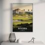 Riviera Golf Course Poster – Golf Wall Art Print | Gift For Golfers, Dad, Husband, Golf Gift For Him, thumbnail 1 of 2