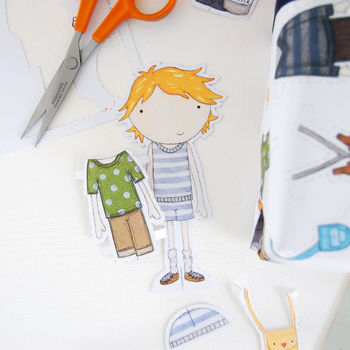 Colin Paper Doll Wrapping Paper Set, 3 of 12