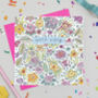 'Rainbow Bloom' Mixed Pack Of Ten Birthday Cards, thumbnail 4 of 11