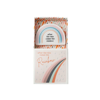 Just Smile 'After The Rain' Ceramic Rainbow Token, 3 of 8