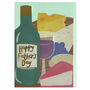 'Happy Father's Day' Cheese And Wine Card, thumbnail 1 of 2