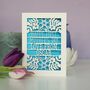 Personalised Papercut First Mother's Day Card, thumbnail 5 of 5