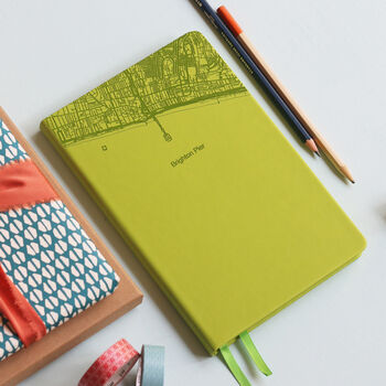 Personalised Map Journal Notebook, 8 of 12