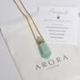 Gemstone Perfume Bottle Pendant Necklace, thumbnail 5 of 8