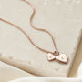 Personalised Mother And Baby Heart Charm Necklace, thumbnail 2 of 9