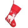 Personalised Novelty Reindeer Christmas Stocking, thumbnail 2 of 3