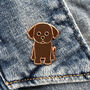 Labrador Puppy Enamel Pin Badge, thumbnail 4 of 8