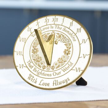 Personalised Mothers Day Gift Sundial Celebration Present, 2 of 5