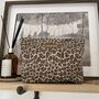 Personalised Leopard Print Makeup Cosmetic Clutch Bag, thumbnail 7 of 8