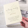 In Loving Memory Personalised Photo Album, thumbnail 6 of 6