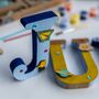 Personalised Paint Your Own Space Wooden Name, thumbnail 4 of 6