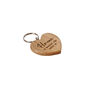 'Home Is Where The Herd Is' Oak Heart Keyring, thumbnail 2 of 4