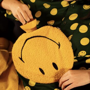 Smiley Hot Water Bottle, 2 of 5