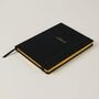 Luxury Notebook Black Cloth, thumbnail 2 of 4