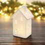 White And Gold Ceramic Home Tealight Holders, thumbnail 2 of 6