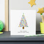 Christmas Card Pack: Personalised Tree Design, thumbnail 1 of 2