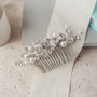 Pearl And Diamante Bridal Comb, thumbnail 3 of 4