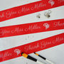 Thank You Teacher 48mm Personalised Printed Ribbon, thumbnail 2 of 6