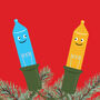'Working Over The Holidays' Funny Christmas Card, thumbnail 3 of 3