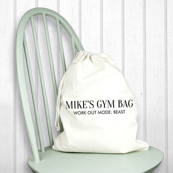 Personalised Cotton Gym Bag, 7 of 12