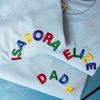 Personalised Daddy And Child Matching T Shirts Gift, 2 of 4