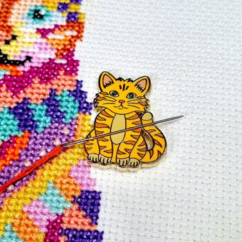 Ginger Cat Needle Minder, 2 of 5