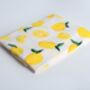 Lemon Cotton Muslin Swaddle Blanket, thumbnail 3 of 3