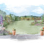 Personalised Garden Illustrated Print, thumbnail 2 of 9