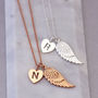 Personalised Angel Wing Necklace, thumbnail 2 of 4