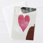 Love Heart Valentines Card, thumbnail 2 of 2
