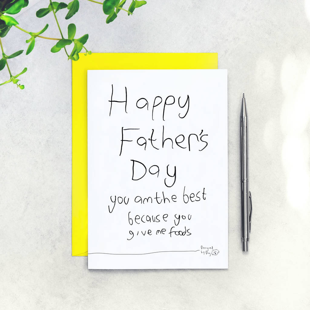 Father's Day Card From The Dog By Paper Plane | notonthehighstreet.com