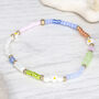 Blossom Flower Beaded Friendship Bracelet, thumbnail 1 of 3