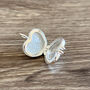 Cremation Forget Me Not Heart Locket Necklace, thumbnail 4 of 8