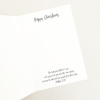 'Wonderful Counsellor' Scandi Christmas Cards 10 Pack, 2 of 3