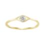 Evil Eye Diamond Ring, thumbnail 1 of 3