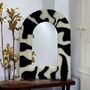 Black And White Retro Tufted Mirror, thumbnail 5 of 6