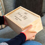 Personalised Fishing Storage Box With Sliding Lid Gift, thumbnail 2 of 4
