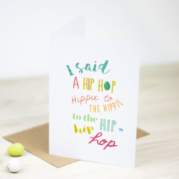 Hoppy Easter Card, 2 of 2