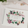 Tulips And Spring Flowers Wedding Guest Book, thumbnail 2 of 11