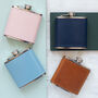 Personalised 6oz Leather Hip Flask, thumbnail 2 of 7