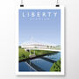 Liberty Stadium Ospreys Rugby Poster, thumbnail 2 of 8