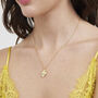 Gold Sacred Heart Necklace, thumbnail 2 of 8
