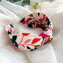Bright Floral Knot Headband, thumbnail 2 of 5
